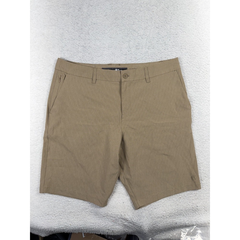 Hang Ten Shorts Surf Mens 36 (W36.5x11) Casual Tan Beige Original Draw String